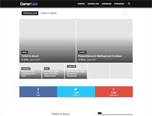 Tablet Screenshot of gamerlive.tv